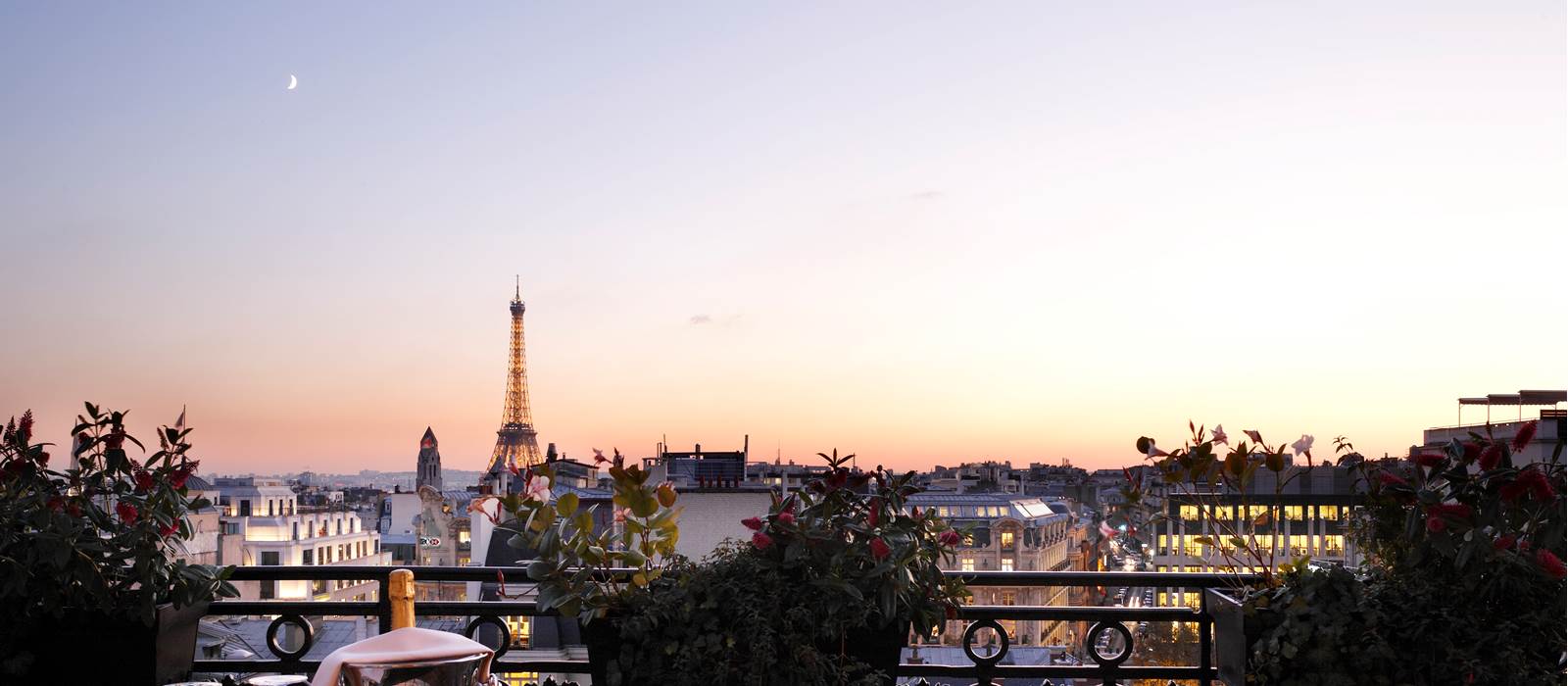 Eiffelturm Ansicht Suiten Hotel Balzac Paris